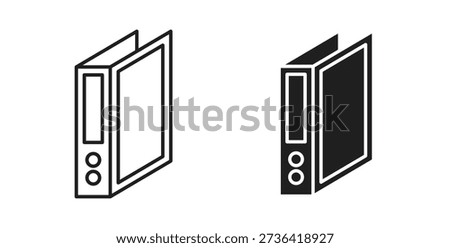 Binder icon element for design projects