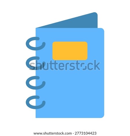 Binder Icon - Flat Color Icons For School and Education