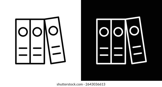 Binder icon Flat style logo vector. perfect for UI designs