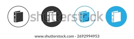 Binder icon. Graphic icon design template