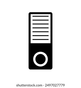 Icono de carpeta ilustrado sobre fondo