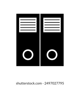 Binder-Symbol auf Hintergrund