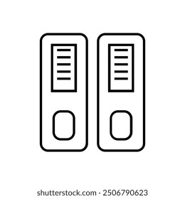 Binder icon illustrated on background
