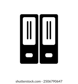 Binder icon illustrated on background