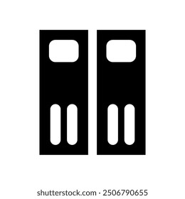 Binder icon illustrated on background