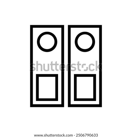 Binder icon illustrated on background