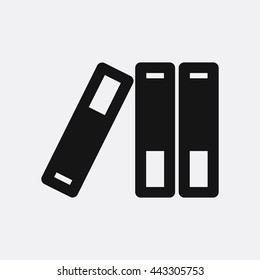 Binder icon illustration isolated vector sign symbol