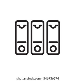 binder icon illustration isolated vector sign symbol