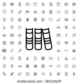 binder icon illustration isolated vector sign symbol. Office icons set.