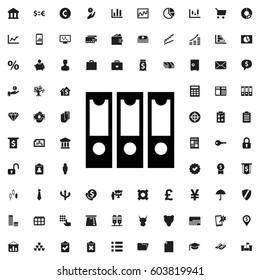 Binder icon illustration isolated vector sign symbol . finance icons vector set.