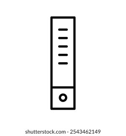 Binder icon Outline vector for web ui