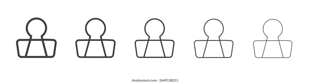 Binder icon simple illustration logo art