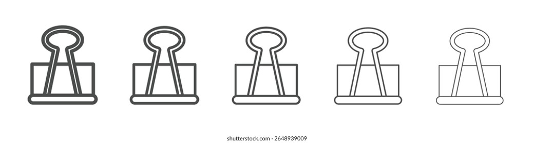 binder icon simple isolated vector sign