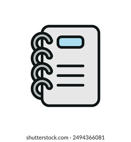 Binder icon vector design templates simple and modern concept