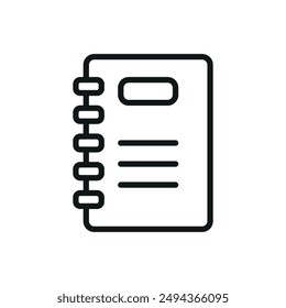 Binder icon vector design templates simple and modern concept