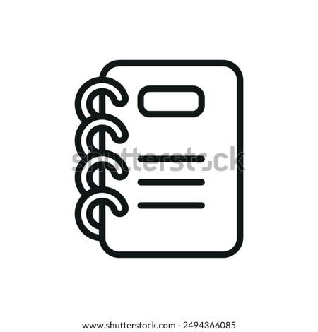 Binder icon vector design templates simple and modern concept