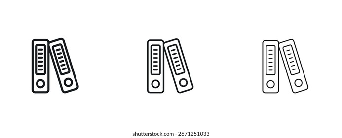 Binder icon vector illustration eps. Vector outline illustrations