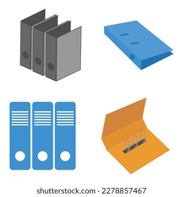 Diseño plano de ilustración vectorial de icono de enlace.