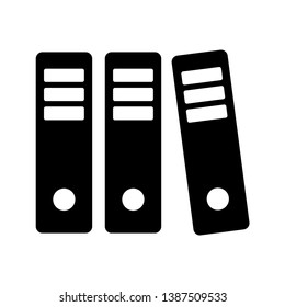 Binder Icon Vector Illustration Logo Template