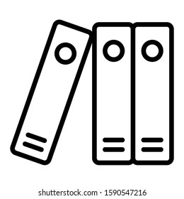 Binder icon vector illustration logo template for many purpose. Isolated on white background.