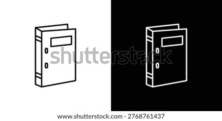Binder icons pack set, ready to use vector