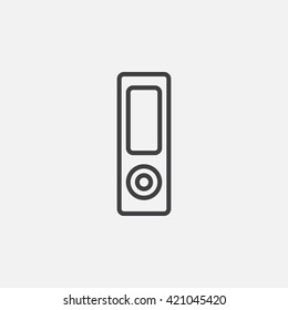 binder line icon, outline vector logo illustration, linear pictogram isolated on white