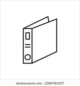 binder line vector new icon