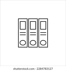 nuevo icono del vector de línea de enlace