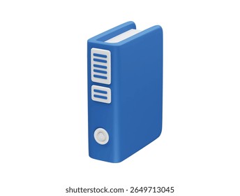 Binder for Office and Documents folder file icon 3d render illustration