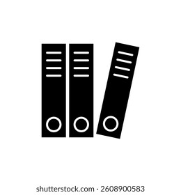 Binder Trendy Icon Vector Logo Template
