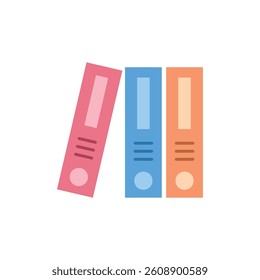 Binder Trendy Icon Vector Logo Template