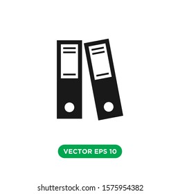 binder vector icon design template