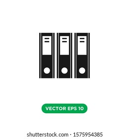 binder vector icon design template