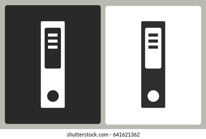 Binder vector icon. Illustration isolated for graphic and web design.
