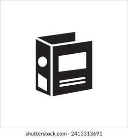binder vector icon line template