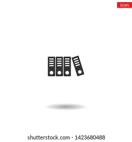 Binder Vector icon . Lorem Ipsum Illustration design