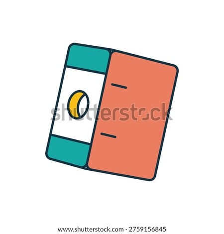 Binder vector icon stock illustration