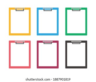 Binder vector illustration file paper checklist