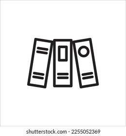 binder vector line new icon