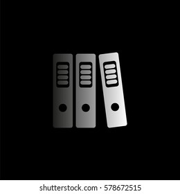 binders -  black vector icon