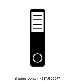 Binders icon. File folder symbol. Vector illustration isolated on white background.