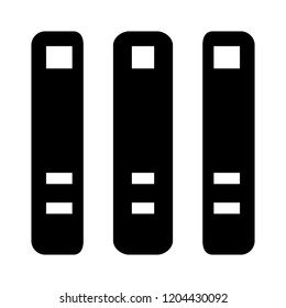 binders icon. binders vector illustration on white background for web and apps. office folder