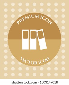 Binders Icon for Web. Application, Software & Graphic Design.