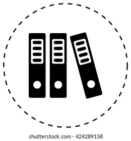 binders vector icon