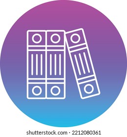 Binders vector icon. Can be used for printing, mobile and web applications.