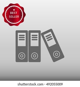 Binders Vector Icon Illustration