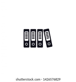 binders vector icon , Lorem ipsum Flat design