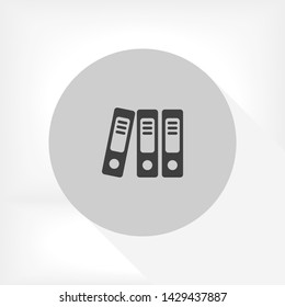 binders vector icon , Lorem ipsum Flat design