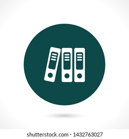 binders vector icon , Lorem ipsum Flat design