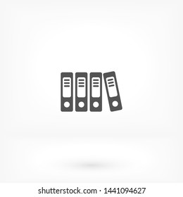 binders vector icon , Lorem ipsum Flat design